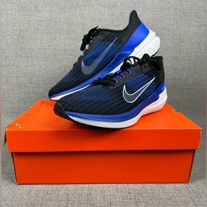 Nike Air Winflo 9 Black Old Royal 2022 Men’s (Size 11.5)